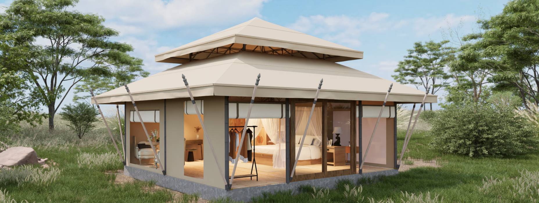 沙河市户外野奢帐篷